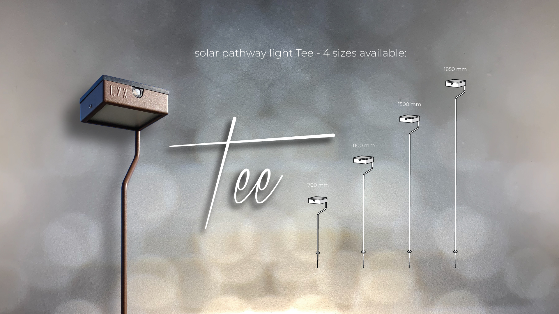 lampe solaire TEE 4 tailles